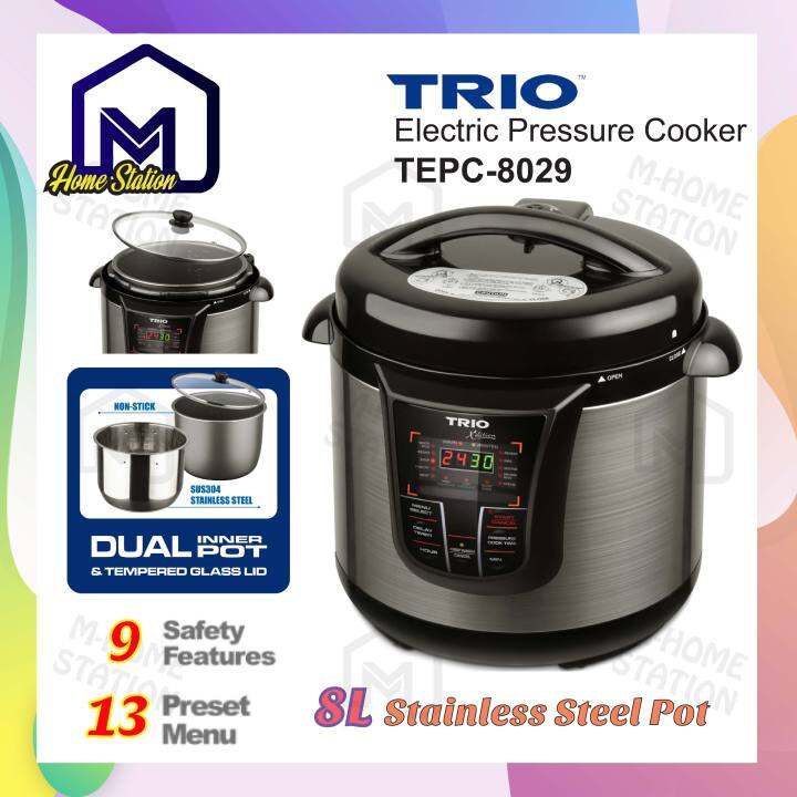 how to use trio pressure cooker