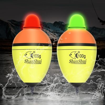 【YF】♧  2/4Pcs 30/40/50/60/70/80g/100g EVA Fishing Night Float Stick Foam Plastic Bobber Sea Striking