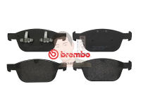 P86 023B ผ้าเบรก-F-แท้ BREMBO รุ่น Black : VOLVO XC60 XC90 2.0 2.4 2.9 ปี09-15 " เครอป อะไหล่ยนต์"