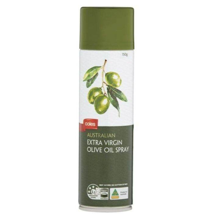 Coles Australia Extra Virgin Olive Oil Spray 150ml. โคลส์ สเปรย์ น้ำมัน