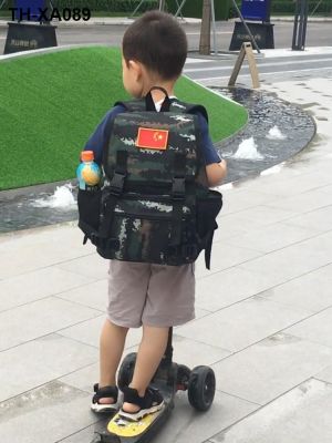 ✷㍿✢ camouflage tactical backpack the special childrens outdoor second grade elementary school students during bag