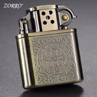 ZORRO Vintage Metal Constantine Kerosene Lighter Flint Copper Oil Gasoline  Lighter Antique Series Lighter