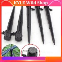 KYLE Wild Shop 10pcs 4/7mm Hose Water Dripper Inserting Ground Garden Watering Aspersor Irrigation Sprinkler 360 Degree Drippers