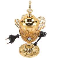 Censer Decor Vintage Burner Table Decorations Home Electric Desk Middle East