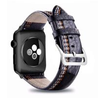 ✗┇❁ Eastar Hot Sell Three Wired Genuine Leather Strap for apple watch 8 7 6 5 4 band 44mm for iWatch Serise SE watchband 40mm 45mm