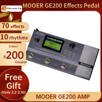 【Free Shipping】MOOER GE200 Amp Modelling &amp; Multi Effects Pedal 55 Amplifier Models 26 Speaker Cab Models 70 Effects 52s Looper 40 Drum Patterns 10 Metronome Rhythms