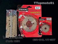 ชุดโซ่เลส สเตอร์เลส OSAKI หน้า 14T หลัง 30-32T โซ่เลส 104L KSR