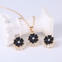 【Preflow ornament】 KoreanRhinestone Stitsets For Women New 2022 Wedding Party Jewelry Accessories Gift