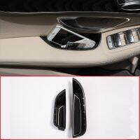 2Pcs For Mercedes Benz C-Class W205 GLC Class X253 2015-2018 Car Door Handle Storage Box Tray Essories For Left Hand Drive