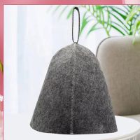 Anti Heat Sauna Hat Thicken Wool Felt Shower Cap Hair Turban Quickly Towel Drying Towel Hats Sauna Bathroom Accessories Towels