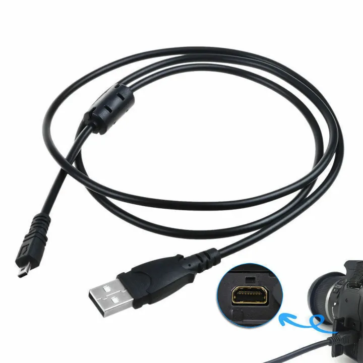 USB Charger +Data SYNC Cable Cord For Nikon Coolpix S6500 camera | Lazada PH