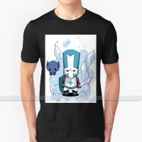 Castle Crashers Blue Knight T - Shirt Mens Womens Summer 100% Cotton Tees Newest Top Popular T Shirts Castle Crashers Blue XS-6XL