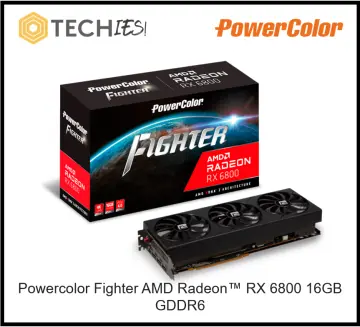 Powercolor amd radeon rx best sale 6800 fighter