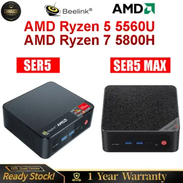 Beelink SER5 MAX Mini PC Win11 Pro AMD Ryzen 7 5800H DDR4 32GB