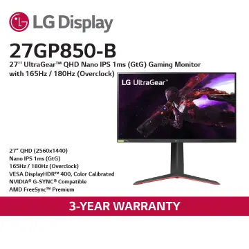 Buy LG UltraGear 27GP850-B 27 Inch Gaming Monitor