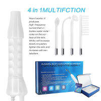 ไม้กายสิทธิ์ความถี่สูง4 In 1 Multi-Ftion Device Machine Beauty Skin Care Handheld High Frequency Electrode