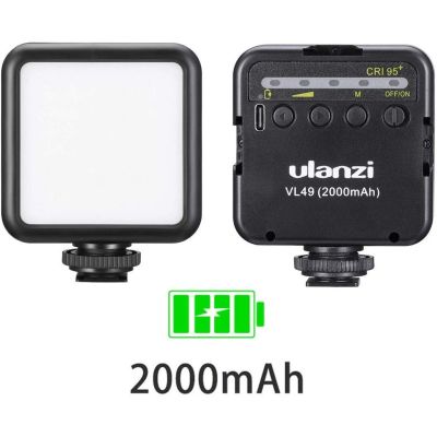 BEST SELLER!!! Phone Camera Fill Lamp ULANZI VL49 Mini LED Video Light Built-in Battery ##Camera Action Cam Accessories