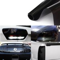 Car Light Dark Black Tint Film Vinyl Sticker Wrap Taillights Headlights Fog Lamp Covering Film Stickers 12" X 48" Bumper Stickers  Decals  Magnets