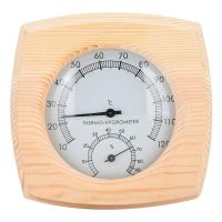 Sauna Thermometer Portable Size Wooden Sauna Room Thermometer Hygrometer Temperature Measurement Tools Accessories