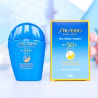 Shiseidos new version of the blue fat sunscreen 50ml new sunny summer effect water-powered sunscreen lotion refreshing SPF50