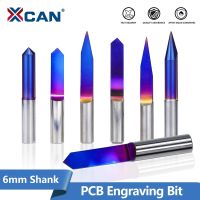 【CW】 XCAN V Shape PCB Carving Bit Tungsten Carbide 3D Milling Cutter 6mm Shank Router Bit 20/25/30/60/90 Degrees CNC Engraving Bit