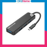 Signo HQ-302 USB Hub 3.0 อุปกรณ์เพิ่มพอร์ตเชื่อมต่อ 4 ช่อง