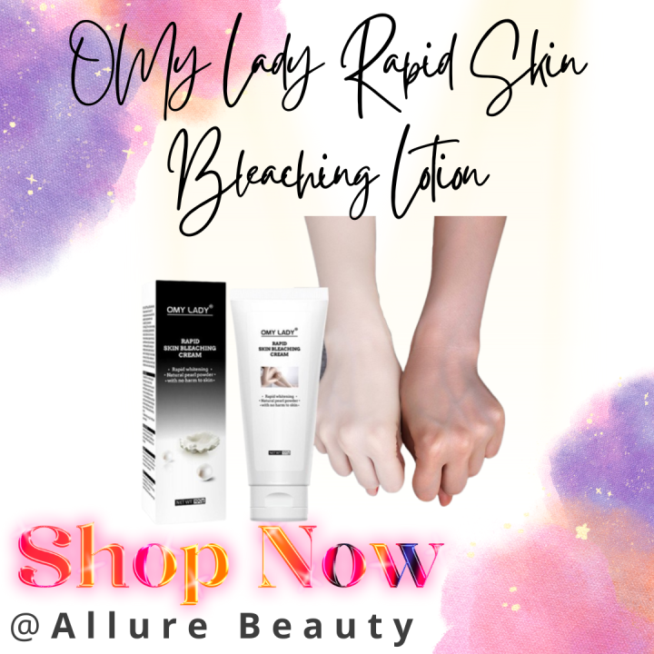 100 Authentic OMY LADY Rapid Skin Bleaching Lotion Niacinamide