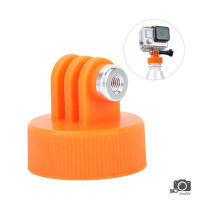 ทุ่นลอยน้ำ Selfie Cap adapter 37mm Plastic Water Float Bottle Cap Mount Connector for Gopro Hero 9 8 7 6 5 DJI Gopro Max