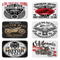 〖Cozyroom shop〗 Motorcycle Poster Art printed Flannel Floor Mat Anti-Slip Tapete Floor Mats Kitchen Doormat welcome mats for front door