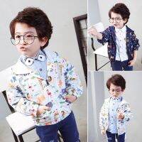 Baby Kid Girls Boys Animal Printing Hooded Outerwear Children Jacket Windbreaker