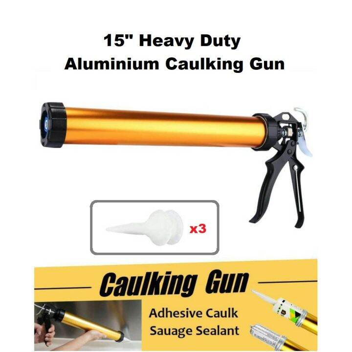 Sensui 15 Heavy Duty Aluminium Caulking Gun Gold Lazada 1245