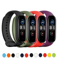 สายสำหรับ Xiaomi Mi Band 6สร้อยข้อมือนาฬิกาซิลิโคนสปอร์ต,สายรัดข้อมือ Mi Band 6 Band 4สายรัดข้อมือสำหรับ Xiaomi Mi Band 3 4 5