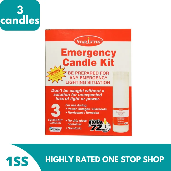 Starlytes Emergency Candle Kit 3 candles Lazada PH