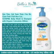CETAPHIL Baby Wash & Shampoo with Organic Calendula 400mL - Sữa Tắm