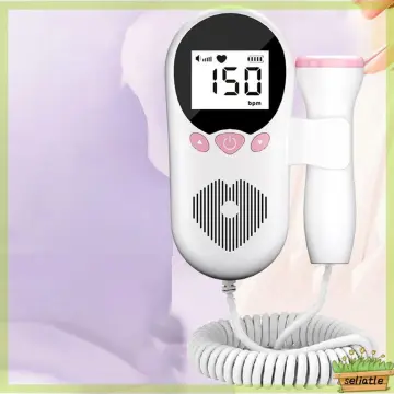 Fetal Doppler Detector Baby Heart Beat Rate Probe Prenatal Monitor  Ultrasonic Heart Beat Detector