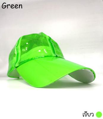 TopShop29 หมวกสงกานต์ หมวกพลาสติกสีสัน กันน้ำ หมวกพลาสติกpvc มี 13สี
