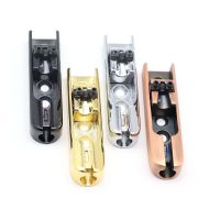 HR-Bass 5 String Guitar Single Individual Bridge Saddles Tailpiece 3 Hole with Screw for Bass Guitar Accessories