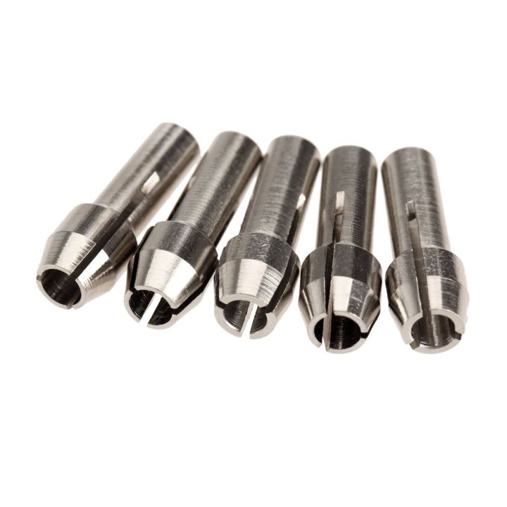 hh-ddpj5pcs-lot-1-8-3-2mm-clamping-diameter-mini-drill-brass-collet-chuck-for-dremel-rotary-tool-power-tool-accessories-silver