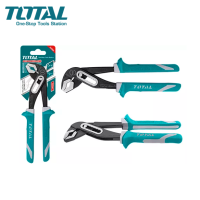 TOTAL คีมคอม้า มีขนาด 10 นิ้ว รุ่น THT281006 ( Water Pump Plier ) คีมคอเลื่อน คีมปากเลื่อน