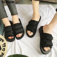 the web celebrity slippers to summer of word men and women sandals outdoor lovers beach non-slip