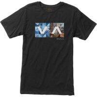 RVCA logo graphic cotton O-neck T-shirt for men