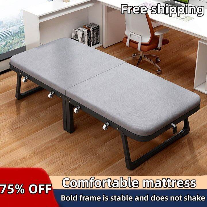(Spot now) Folding bed family nap bed folding bed with foam folding bed