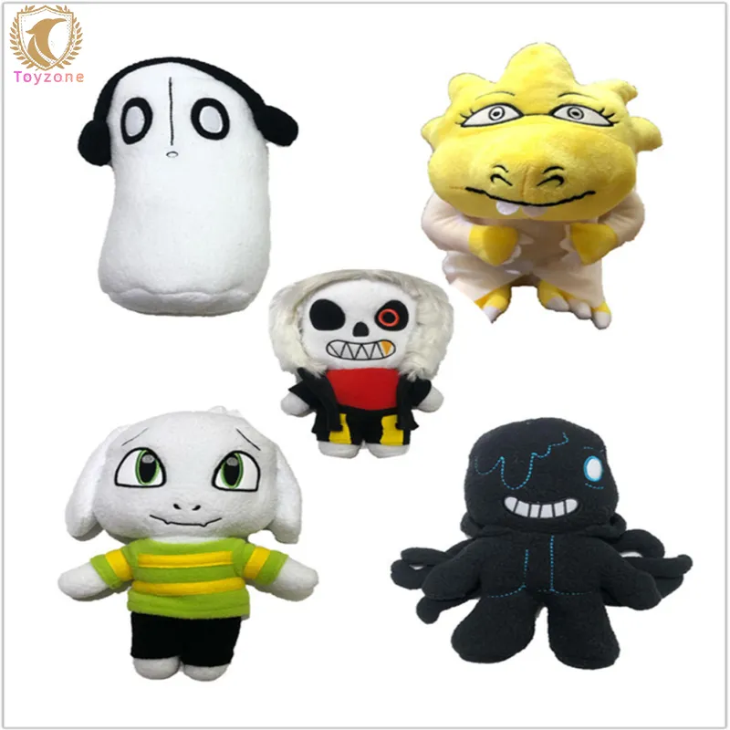 kelee Plush: 2pcs Undertale Plush Figure Toy Stuffed Toy Sans