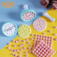 Number Letters Cookie Stamp Fondant Cutter Cookie DIY Tool Custom Letter Mold Cookies Cake Decorating Tools Pastry Baking Mould Bread Cake  Cookie Acc