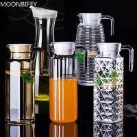 Anti-fall and High Temperature Resistant Plastic Acrylic Juice Pitcher Tie Hotel KTV High Transparency Beverage Pot