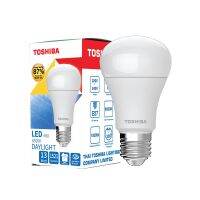 TOSHIBA หลอดไฟ LED A60 BULB 13 วัตต์ GEN 7 ขั้ว E27 ซุปเปอร์สว่างพิเศษ ประกัน 1 ปี มี มอก. EYE SAFETY SURGE PROTECTION ระบบป้องกันฟ้าผ่า มาตรฐานญี่ปุ่น