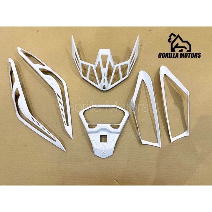 garnish for honda click 125i Pearl White 4in1 Garnish for Honda Click V2 125150♡ Lazada PH