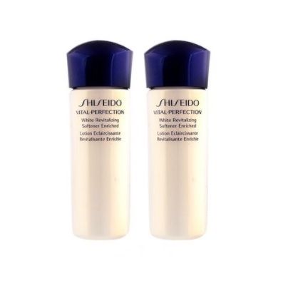 Shiseido Vital-Perfection White Revitalizing Softener Enriched 25 ml โลชั่นขนาดทดลองสุดคุ้ม ซื้อ 1 แถม 1