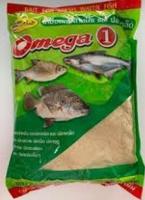 เหยื่อตกปลา รำคั่ว Omega โอเมก้า สูตร 1 (สีเขียว) น้ำหนัก.600 กรัม