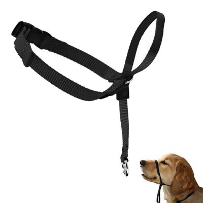 【LZ】txr931 Dog Head Harness Collar Adjustable Muzzle Pet Dog Halter Leader Belt Collar No Pull Bite Straps Training Leash Leader